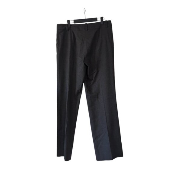 Trina Turk USA Preppy Wide Leg Pleated Business Career Feminine Grey Trousers 8 - Picture 2 of 8